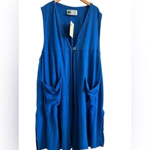 Water sister dry goods gauze cotton Vail Vest new with tag one size fits all